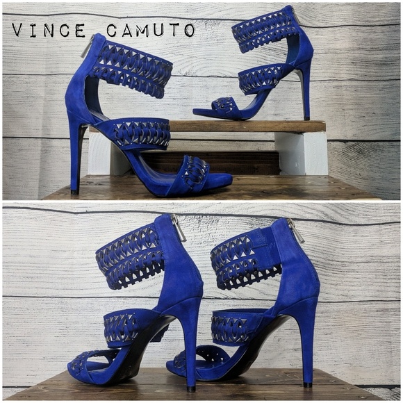 Vince Camuto Shoes - Vince Camuto Fancle Studded Tri-Strap heel sandals